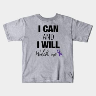 I can and I will, watch me! Kids T-Shirt